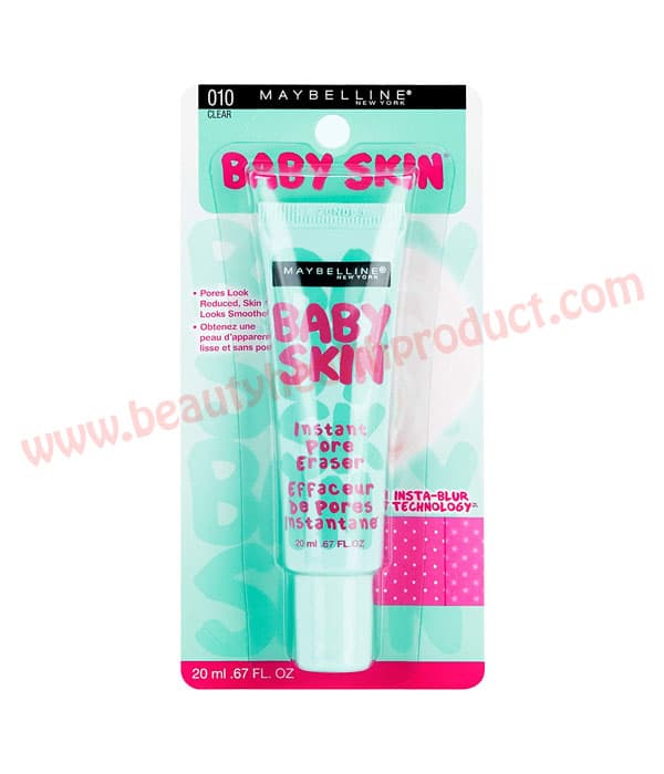 Maybelline baby skin Health instant Product eraser Beauty pore 